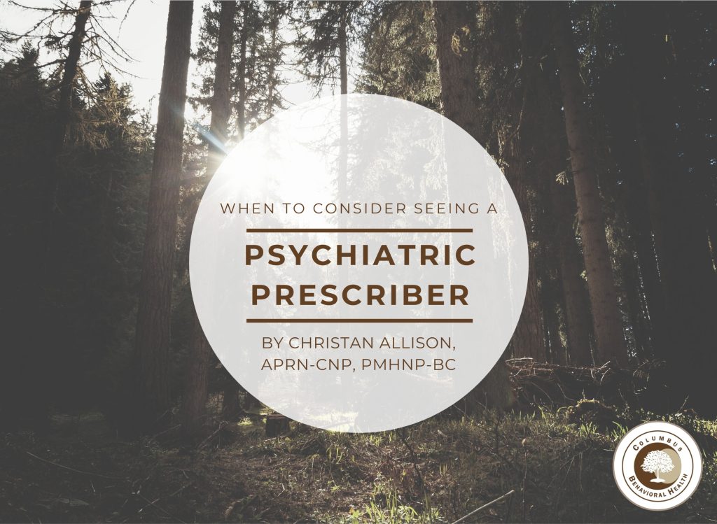 psychiatric medication prescriber Columbus Ohio